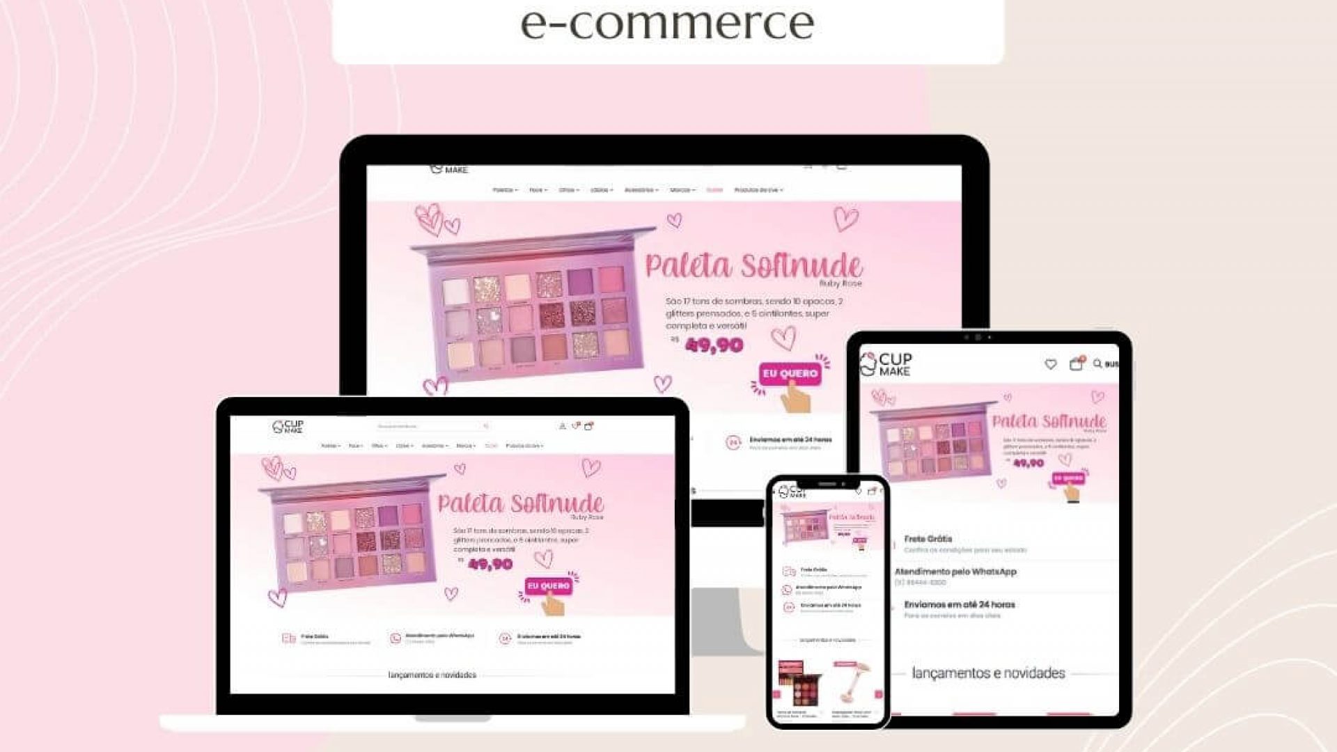 portfolio e-commerce - cupmake - kaizen digital